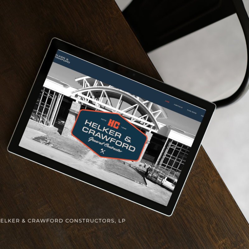 Brown Modern Webdesign Portfolio Tablet Mockup Facebook Post